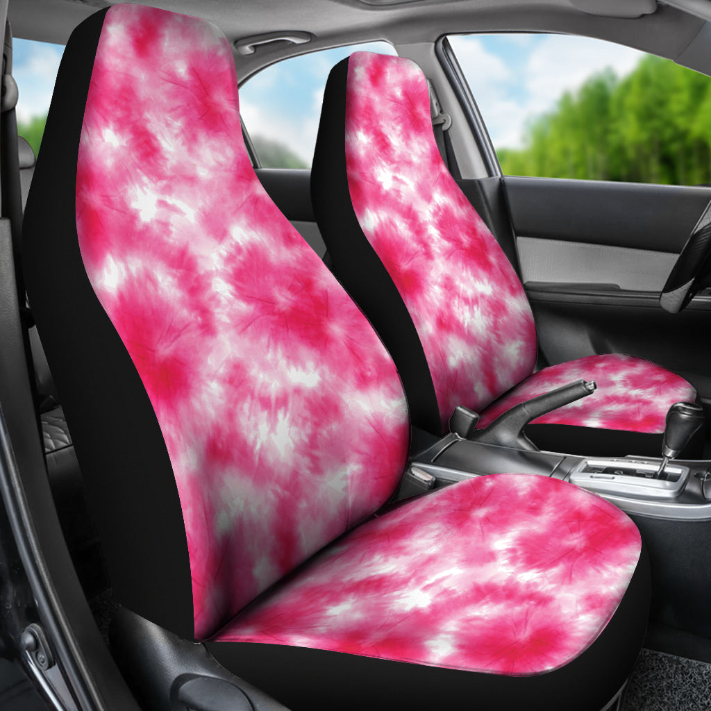 Tie Dye Pink Print Design LKS304 Car Seat Covers