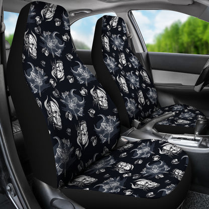 Vikings Print Design LKS304 Car Seat Covers