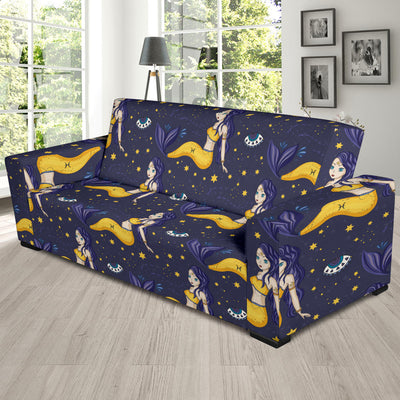 Pisces Pattern Print Design A04 Sofa Slipcover