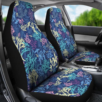 Seaweed Print Design LKS301 Car Seat Covers