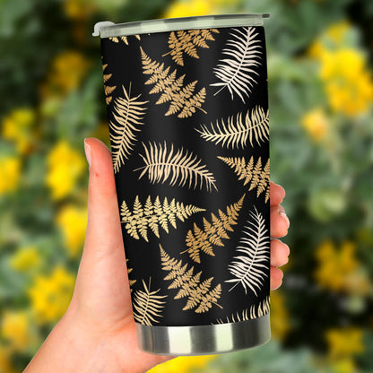 Fern Leave Bright Print Pattern Tumbler