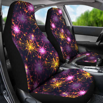 Firework Print Design LKS303 Car Seat Covers