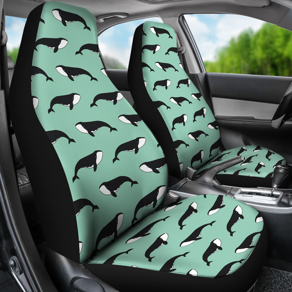 Whale Print Design LKS307 Car Seat Covers