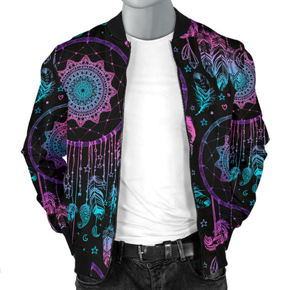 Dream catcher boho mandala Men Bomber Jacket