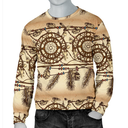 Dream catcher vintage native Men Long Sleeve Sweatshirt