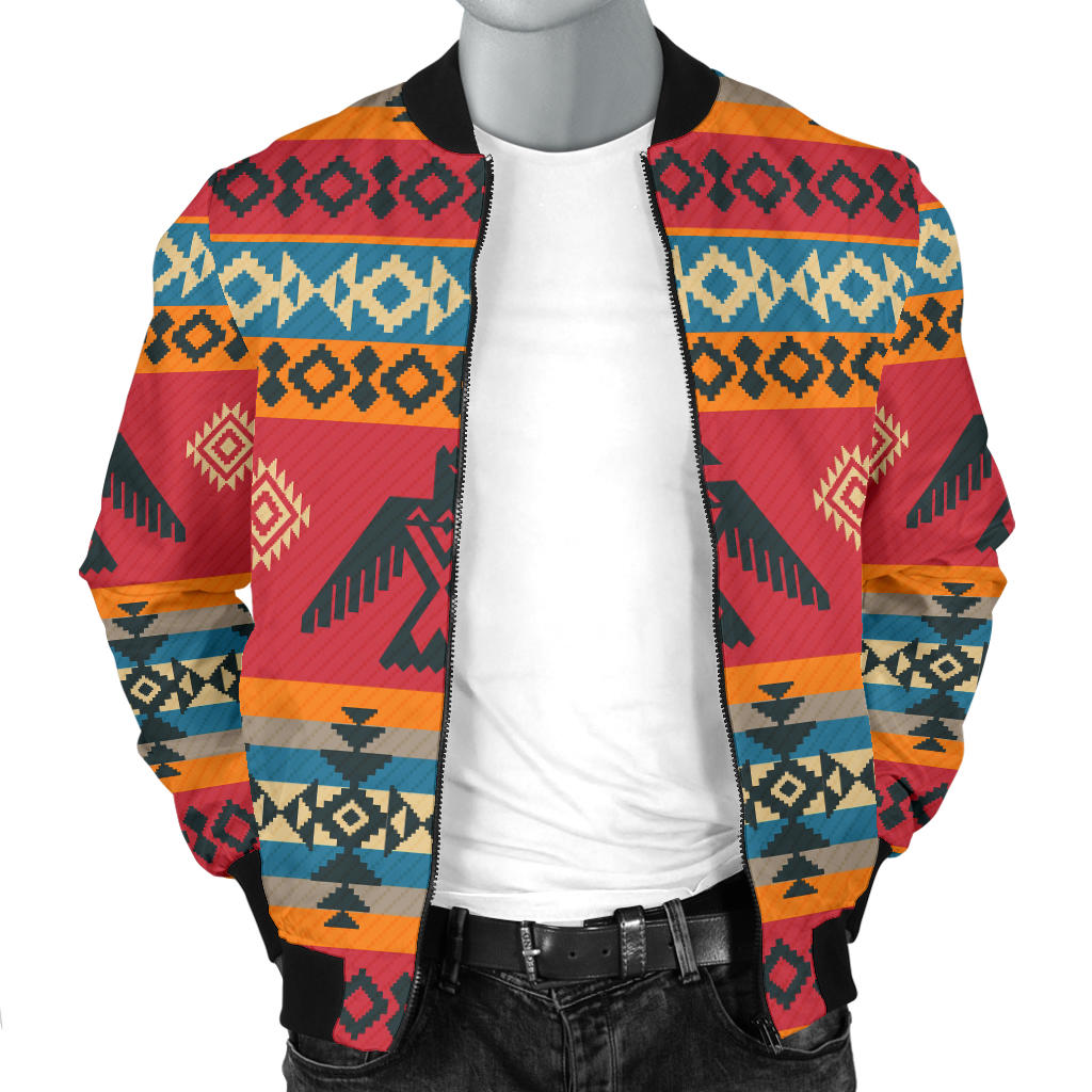 Eagles Native American Design Men Bomber Jacket