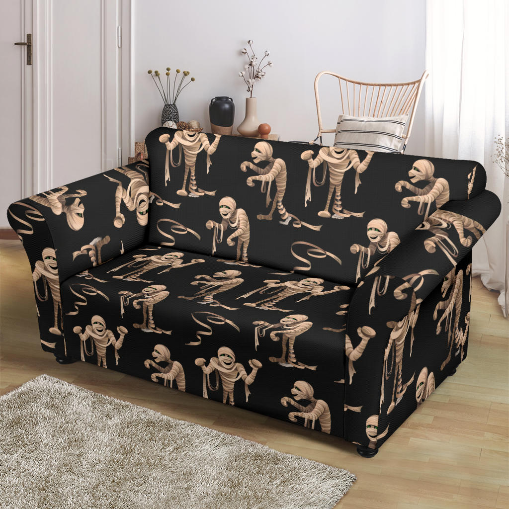Mummy Print Design LKS302 Loveseat Couch Slipcover