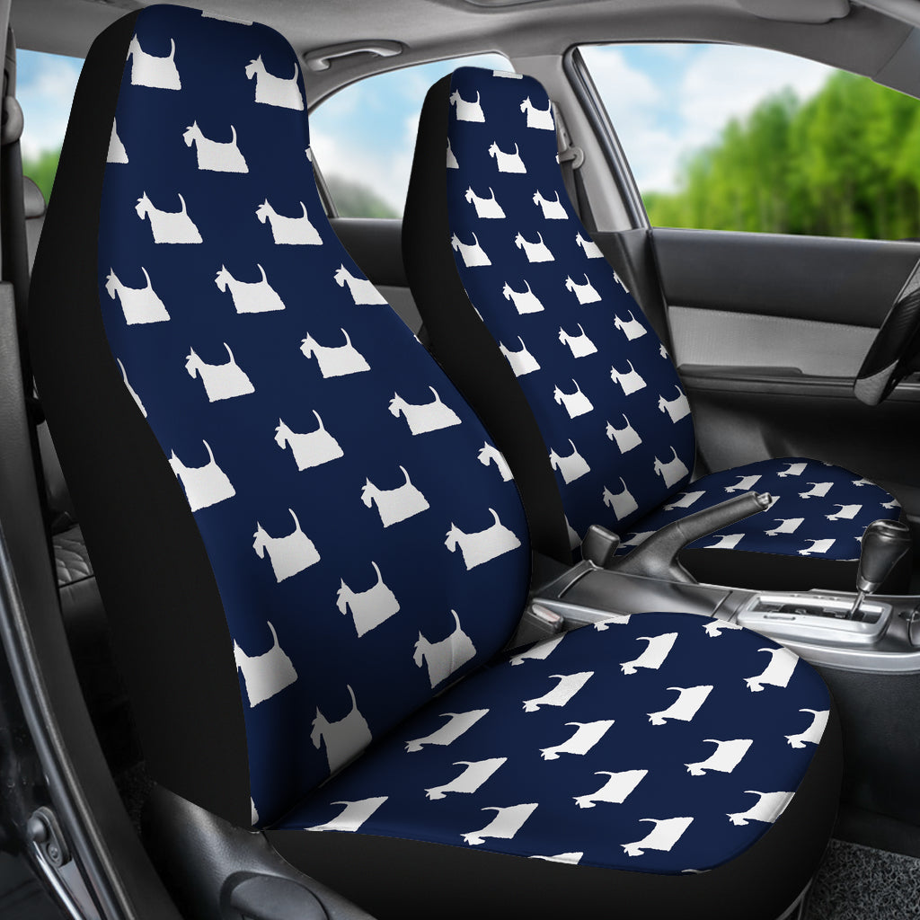 Scottish Terriers Print Design LKS303 Car Seat Covers