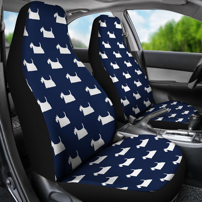 Scottish Terriers Print Design LKS303 Car Seat Covers