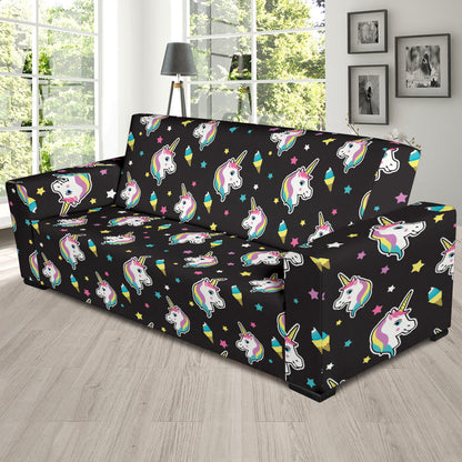 Unicorn Print Design LKS302 Sofa Slipcover