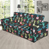 Cactus Pattern Print Design 02 Sofa Slipcover