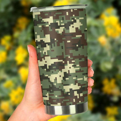 ACU Digital Army Camouflage Tumbler