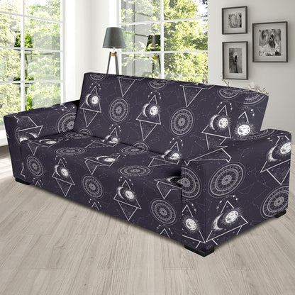 Sun Moon Print Design LKS309 Sofa Slipcover