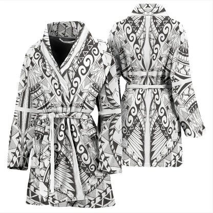 Samoan Style Print Design LKS301 Women Bathrobe
