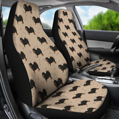 Tibetan Mastiffs Print Design LKS301 Car Seat Covers