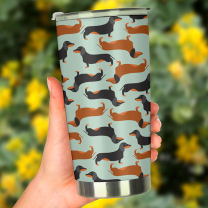 Dachshund Cute Print Pattern Tumbler