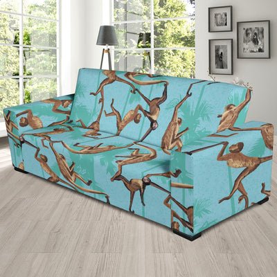 Monkey Pattern Print Design 04 Sofa Slipcover