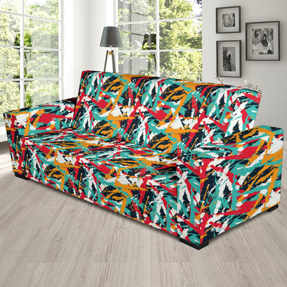 Splatter Print Design LKS304 Sofa Slipcover