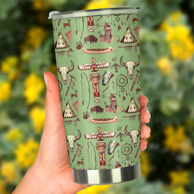 Native Indian Themed Design Print Tumbler