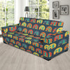 Camper Pattern Print Design 02 Sofa Slipcover