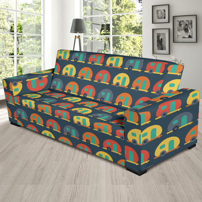 Camper Pattern Print Design 02 Sofa Slipcover