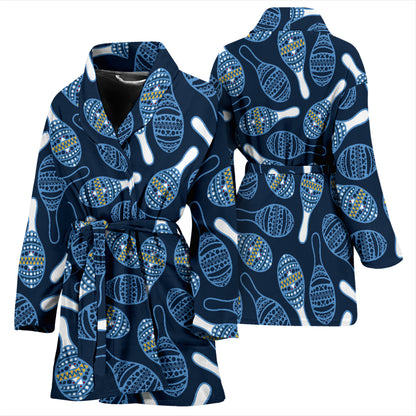 Maracas Print Design LKS401 Women Bathrobe
