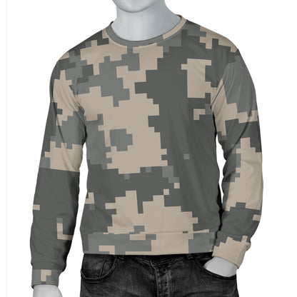 ACU Digital Camouflage Men Long Sleeve Sweatshirt