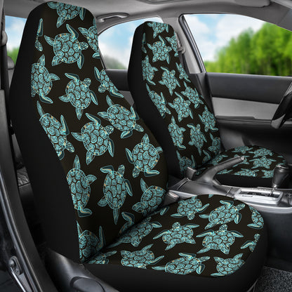 Sea Turtle Print Design LKS302 Car Seat Covers