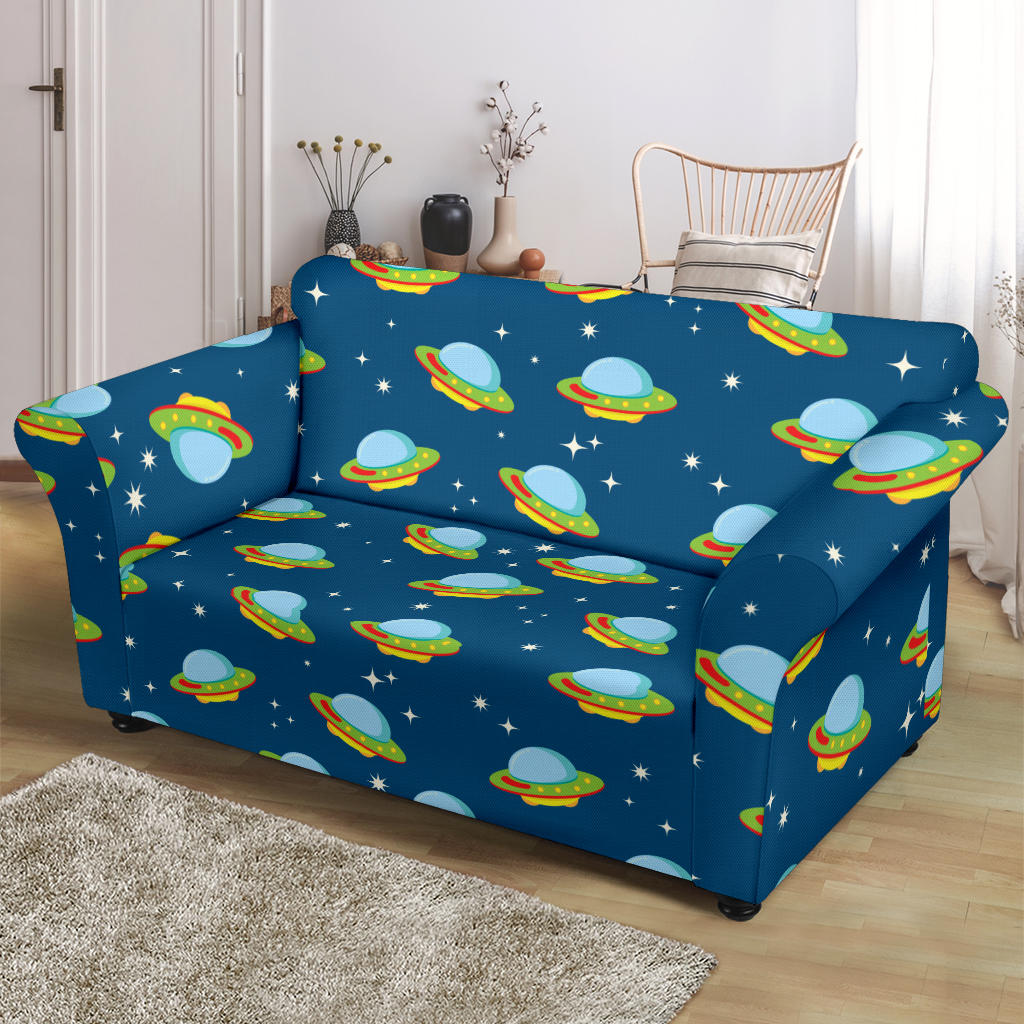 UFO Print Design LKS305 Loveseat Couch Slipcover
