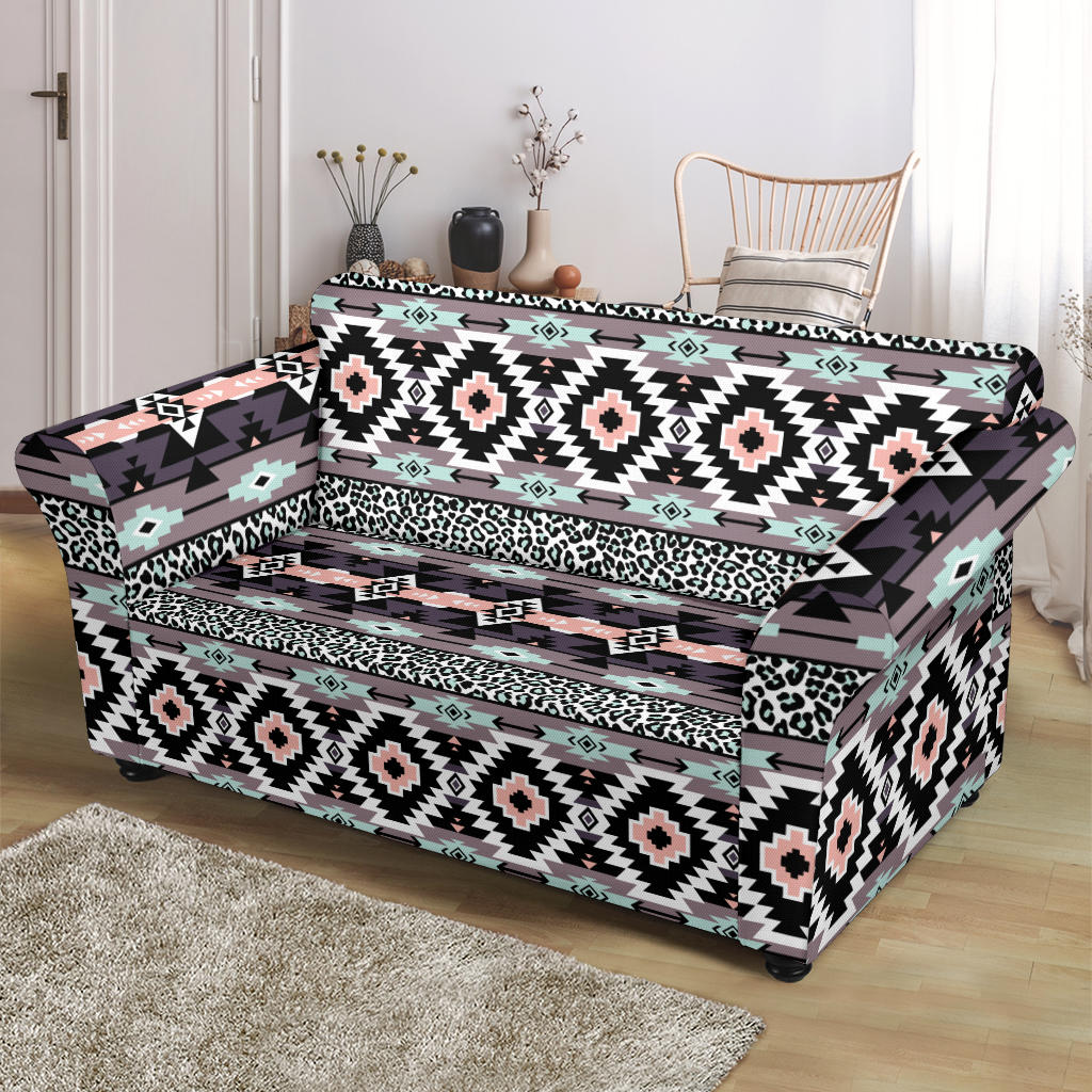 Safari Pattern Print Design LKS302 Loveseat Couch Slipcover