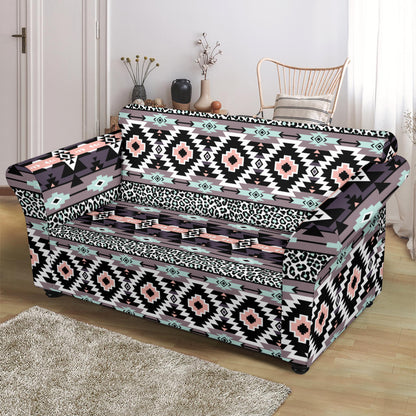 Safari Pattern Print Design LKS302 Loveseat Couch Slipcover