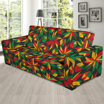 Rastafarian Pattern Print Design A03 Sofa Slipcover