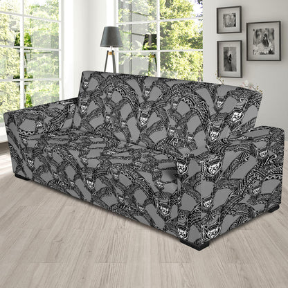 Bat Pattern Print Design 04 Sofa Slipcover