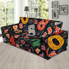 Number Pattern Print Design A03 Sofa Slipcover