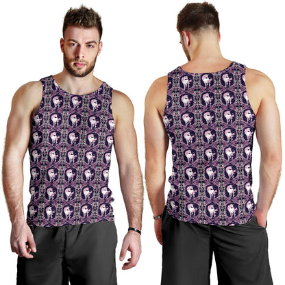 Unicorn Fantastic Flower Men Tank Top