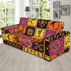 African Pattern Print Design 02 Sofa Slipcover