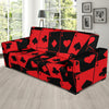 Poker Cards Pattern Print Design A01 Sofa Slipcover