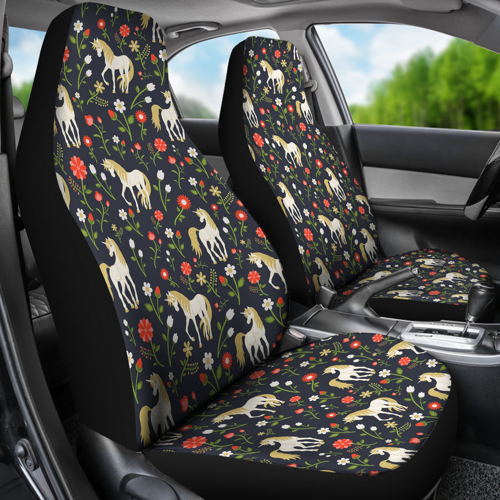 Unicorn Print Design LKS301 Car Seat Covers