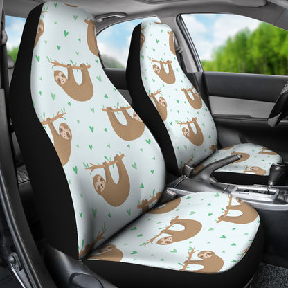 Sloth Print Design LKS308 Car Seat Covers