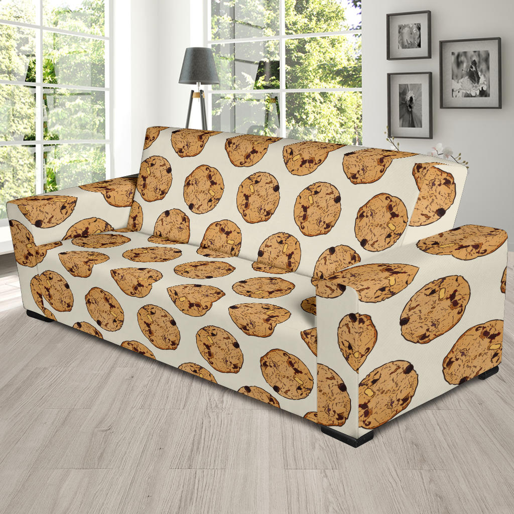 Cookie Pattern Print Design 05 Sofa Slipcover