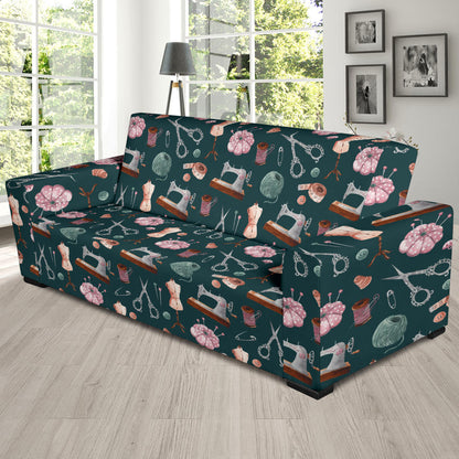 Sewing Equipment Print Design LKS307 Sofa Slipcover