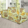 Potato Pattern Print Design A03 Sofa Slipcover