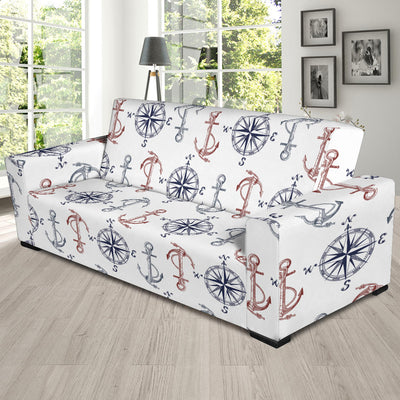 Anchor Pattern Print Design 06 Sofa Slipcover