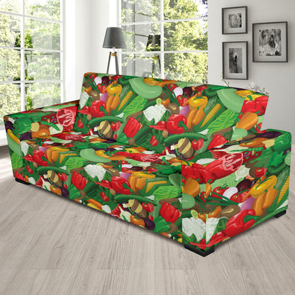 Salad Mix Vegetableprint Design LKS301 Sofa Slipcover