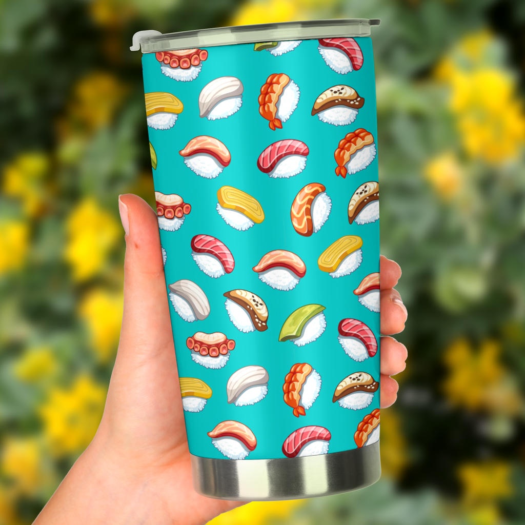 Sushi Themed Print Tumbler