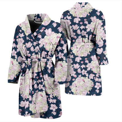 Sakura Print Design LKS305 Men Bathrobe