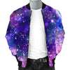 Galaxy Night Stardust Space Print  Men Bomber Jacket