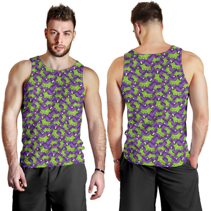 Zombie Foot Design Pattern Print Men Tank Top
