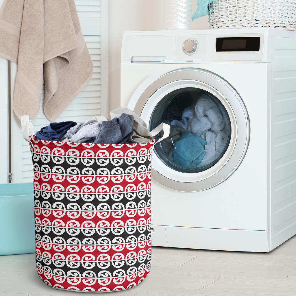 Maori Classic Themed Design Print Laundry Basket