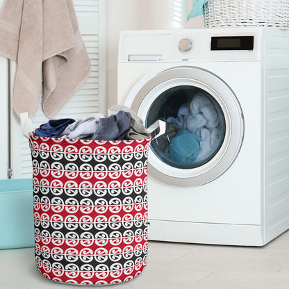 Maori Classic Themed Design Print Laundry Basket